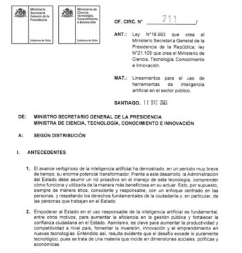 circular IA en el sector público