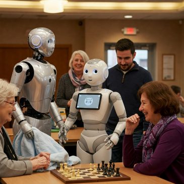 robots y humanos